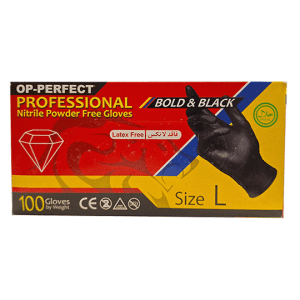 دستکش نیتریل op perfect بسته 100عددی