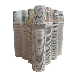 لیوان مات کاغذی 220cc برند پارس پک بسته 50عددی