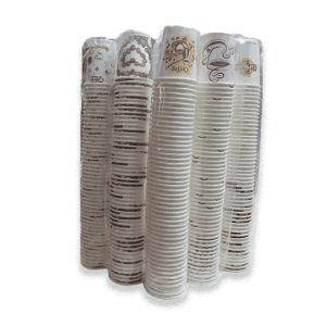 لیوان کاغذی مات 90cc بسته 50عددی